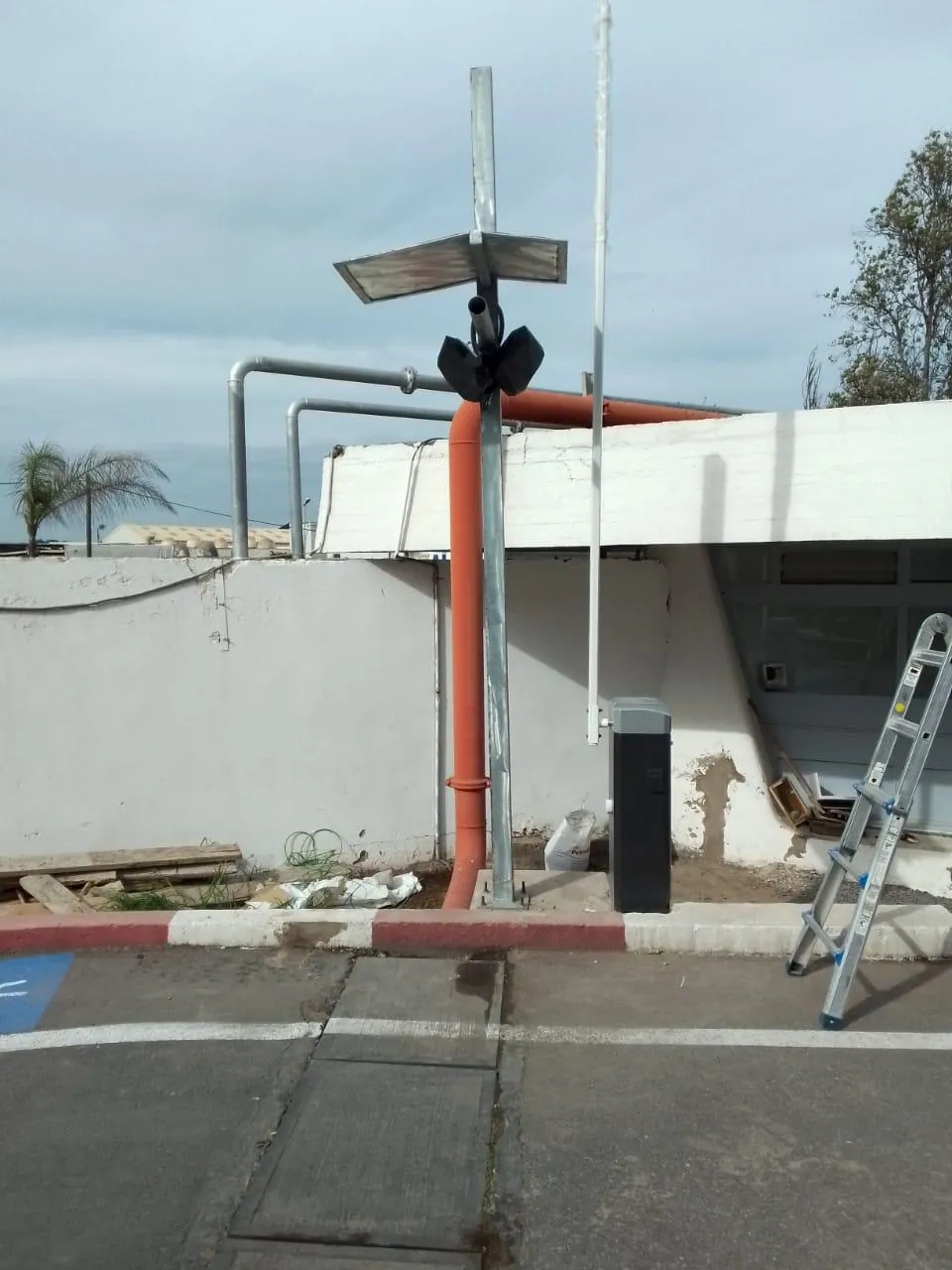 Installation barrière avec caméra ANPR